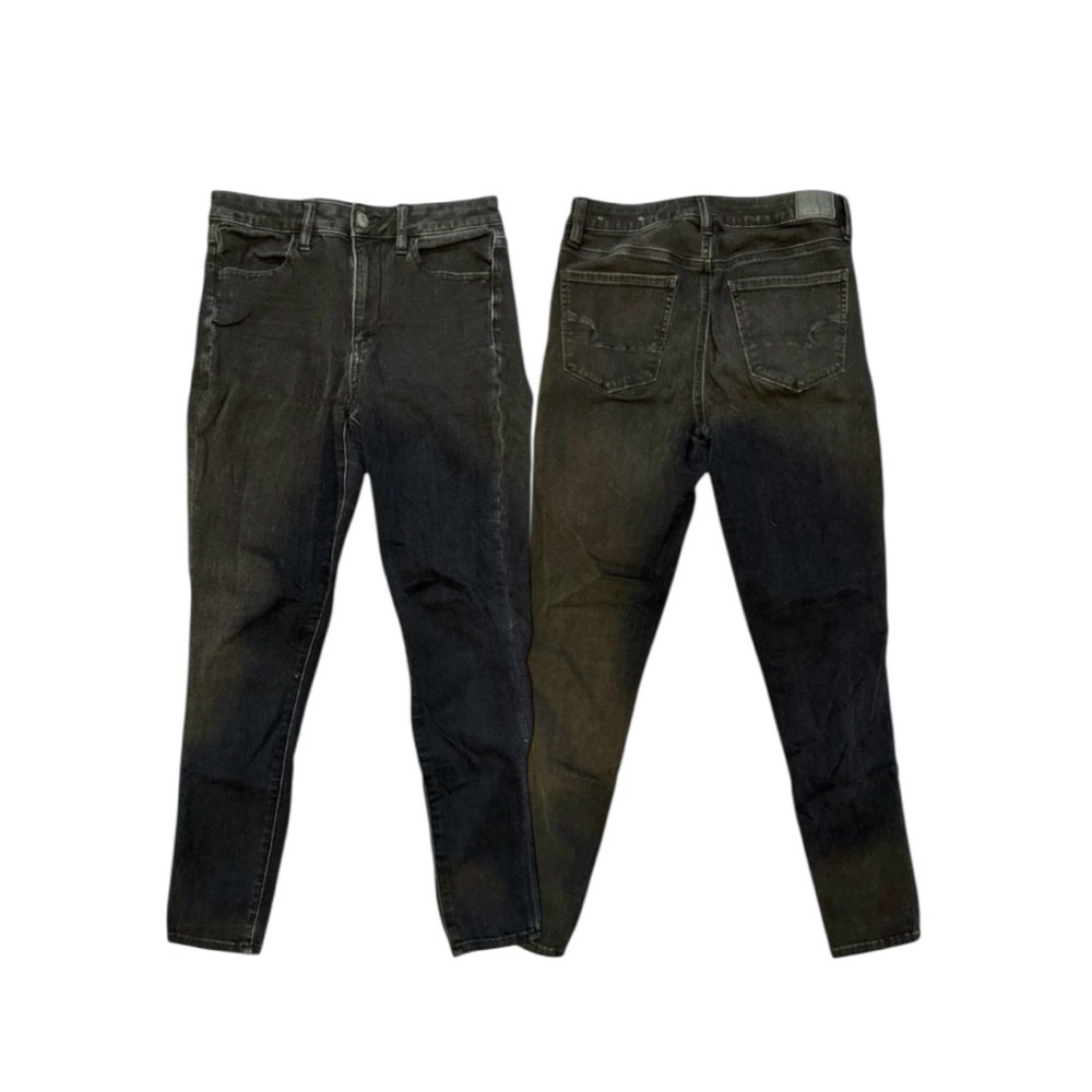 American Eagle Outfitters Black Super Hi-Rise Jegging